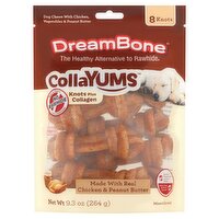DreamBone CollaYums Knots Plus Collagen Dog Chews, 8 count, 9.3 oz