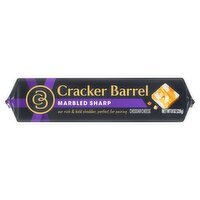Cracker Barrel Marbled Sharp Cheddar Cheese, 8 oz