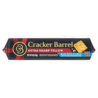 Cracker Barrel Extra Sharp Yellow Reduced Fat Cheddar Cheese, 8 oz