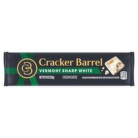 Cracker Barrel Vermont Sharp White Cheddar Cheese, 8 oz