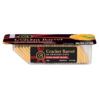 Cracker Barrel Extra Sharp Yellow Cheddar Cheese Cracker Cuts, 24 count, 7 oz