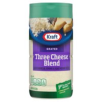 Kraft Grated Three Cheese Blend, 8 oz, 8 Ounce