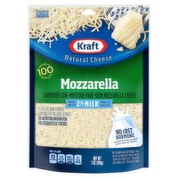 Kraft Shredded Low-Moisture Part-Skim Natural Mozzarella Cheese, 7 oz