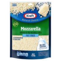 Kraft Shredded Fat Free Mozzarella Natural Cheese, 7 oz