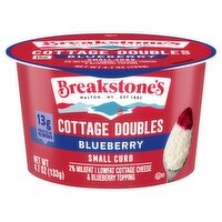 Breakstone's Cottage Doubles Small Curd Lowfat Cottage Cheese & Blueberry Topping, 4.7 oz