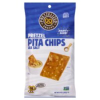 Pretzelized Snacks Sea Salt Pretzel Pita Chips Party Size!, 14 oz