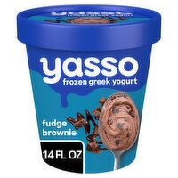 Yasso Fudge Brownie Frozen Greek Yogurt, 14 fl oz