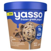 Yasso Coffee Chocolate Chip Frozen Greek Yogurt, 14 fl oz