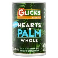 Glicks Everyday Cultivated Whole Hearts of Palm, 14.1 oz