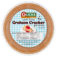 Glicks Everyday Graham Cracker Pie Crust, 6 oz