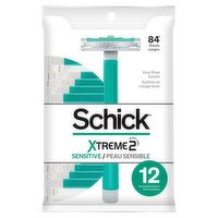 Schick Xtreme 2 Sensitive Disposable Razors, 12 count, 12 Each