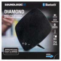 SoundLogic XT Diamond Wireless Speaker with Fabric Grill