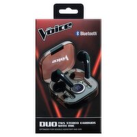 The Voice Bluetooth Duo Tws Stereo Earbuds with Mic