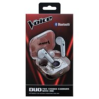 The Voice Bluetooth Duo TWS Stereo Earbuds with Mic