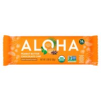 Aloha Peanut Butter Chocolate Chip Organic Protein Bar, 1.98 oz, 1.98 Ounce