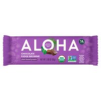 Aloha Chocolate Fudge Brownie Organic Protein Bar, 1.98 oz