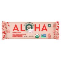 Aloha Peppermint White Chocolate Organic Protein Bar Limited Edition, 1.98 oz