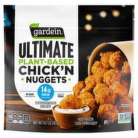 Gardein Ultimate Plant-Based Chick'n Nuggets, Vegan, Frozen, 14.7 oz., 14.7 Ounce