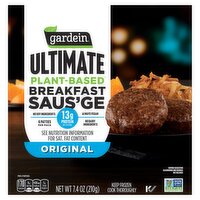 Gardein Original Ultimate Plant-Based Breakfast Saus'ge, 6 count, 7.4 oz