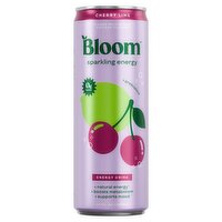 Bloom Cherry Lime Sparkling Energy Drink, 12 fl oz