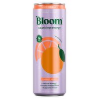 Bloom Juicy Orange Sparkling Energy Drink, 12 fl oz, 12 Fluid ounce