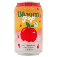 Bloom Pop Crisp Apple Prebiotic Soda Limited Edition, 12 fl oz