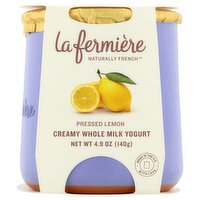 La Fermière Pressed Lemon Creamy Whole Milk Yogurt, 4.9 oz