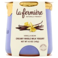 La Fermière Vanilla Bean Creamy Whole Milk Yogurt, 4.9 oz