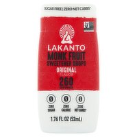 Lakanto Original Flavor Monk Fruit Sweetener Drops, 1.76 fl oz