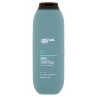 Method Men Sea + Surf 2-in-1 Shampoo + Conditioner, 14 fl oz
