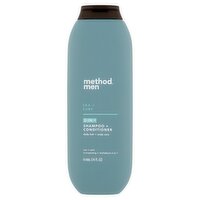 Method Men Sea + Surf 2-in-1 Shampoo + Conditioner, 14 fl oz