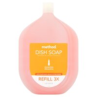 Method Clementine Dish Soap Refill, 54 fl oz