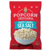 Popcorn Indiana Crispy & Savory Sea Salt Popcorn, 4.75 oz