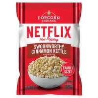 Popcorn Indiana Netflix Swoonworthy Cinnamon Kettle Popcorn Family Size, 8 oz, 8 Ounce