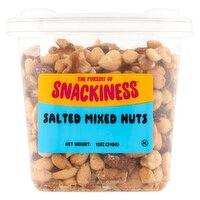 The Pursuit of Snackiness Salted Mixed Nuts, 12 oz