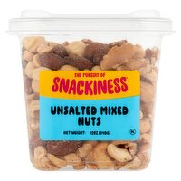 The Pursuit of Snackiness Unsalted Mixed Nuts, 12 oz