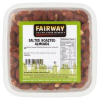 Fairway Salted Roasted Almonds, 22 oz