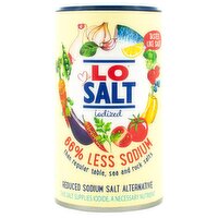 LoSalt Iodized Reduced Sodium Salt Alternative, 12.3 oz