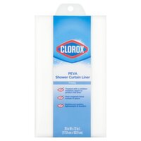 Clorox Peva Frosty Shower Curtain Liner