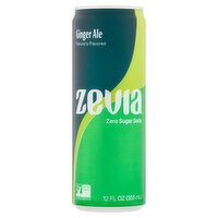 Zevia Ginger Ale Zero Sugar Soda, 12 fl oz