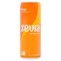 Zevia Orange Zero Sugar Soda, 12 fl oz