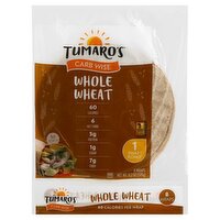 Tumaro's Carb Wise Whole Wheat Wraps, 8 count, 11.2 oz, 8 Each