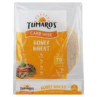 Tumaro's Carb Wise Honey Wheat Wraps, 8 count, 11.2 oz