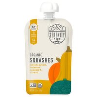 Serenity Kids Organic Squashes Baby Food, 6+ Months, 3.5 oz