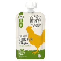 Serenity Kids Free Range Chicken + Thyme with Parsnip & Beet Baby Food, 6+ Months, 3.5 oz
