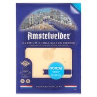 Amstelvelder Premium Gouda Sliced Cheese, 5.29 oz