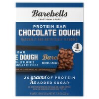 Barebells Chocolate Dough Protein Bar, 1.94 oz, 4 count