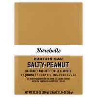 Barebells Salty Peanut Protein Bar, 1.94 oz, 12 count