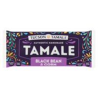 Tucson Tamale Black Bean & Corn Tamale, 5 oz