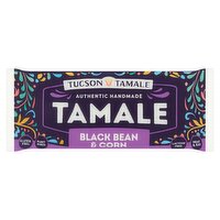 Tucson Tamale Black Bean & Corn Tamale, 5 oz